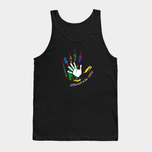 Autism Awareness - Different is Beautiful Tank Top